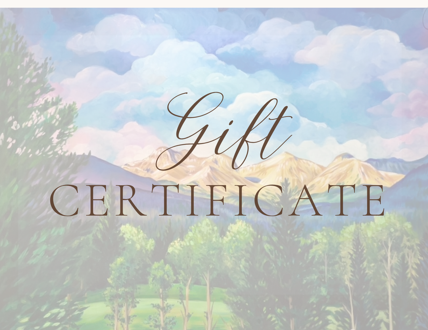 " Angela Marie Art Gift Card