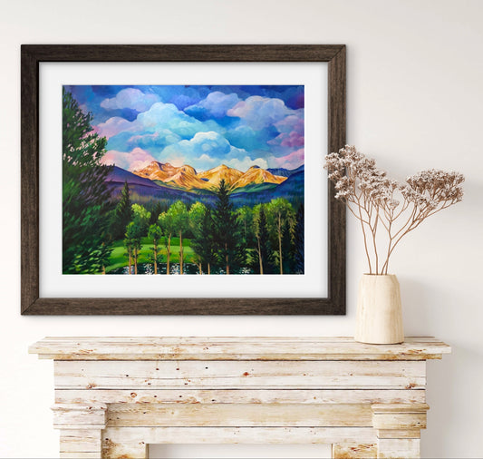 "CNP Mountain range" prints